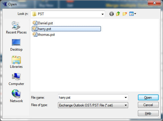 Add PST File